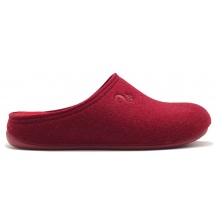 Thies PET Slipper (soft felt) burgundy red slippers for women